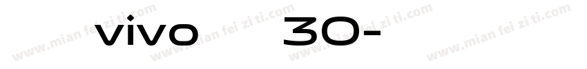 旗黑可变vivo定制版 30字体转换